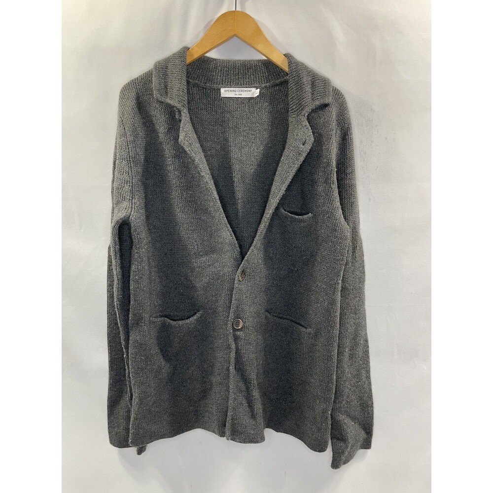 Opening Ceremony Men's wool cardigan, L
